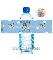 Etiqueta para botella de agua personalizada de Bluey (Lote 5 unidades)